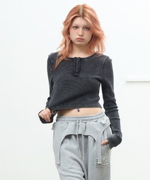 ACLENT（アクレント）の「アソートサーマルヘンリーネックトップス（Tシャツ/カットソー・レディース）」