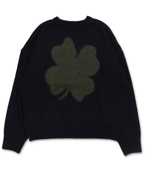 SPINNS（スピンズ）の「シャギークローバーニット/NEO森ガール（ニット/セーター・レディース・ネイビー/グレー/アイボリー・ONESIZE）」の12枚目の写真