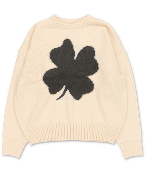 SPINNS（スピンズ）の「シャギークローバーニット/NEO森ガール（ニット/セーター・レディース・ネイビー/グレー/アイボリー・ONESIZE）」の11枚目の写真