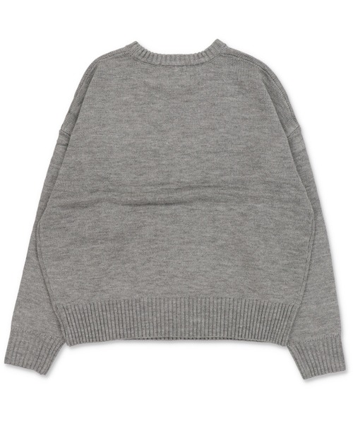 SPINNS（スピンズ）の「シャギークローバーニット/NEO森ガール（ニット/セーター・レディース・ネイビー/グレー/アイボリー・ONESIZE）」の14枚目の写真