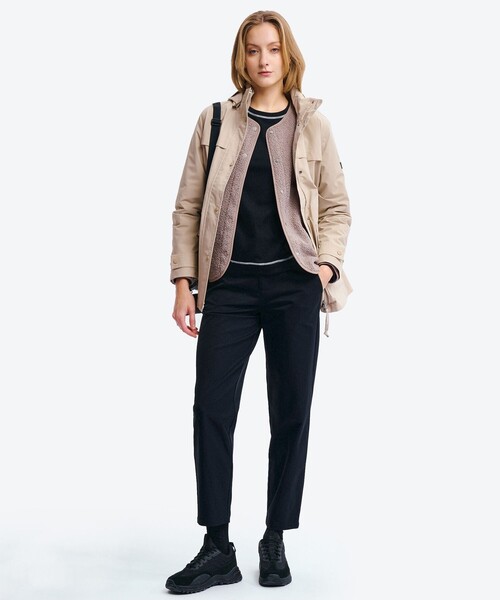 AIGLE（エーグル）の「カーディガン シェルパフリースジャケット（ブルゾン・レディース・ライトグレー/ライトピンク/ブラック/グレー・36/40/38）」の22枚目の写真