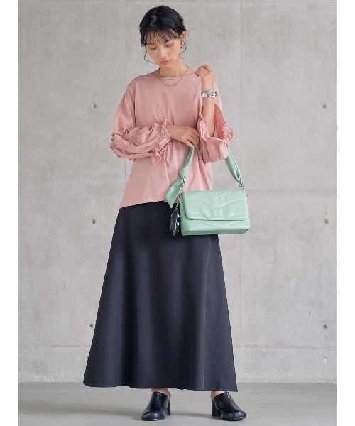 attiree(アティレー)の「Aラインフレアスカート(スカート・レディース・チャコールグレー/ブラック・SMALL/MEDIUM/LARGE/X-LARGE)」の6枚目の写真