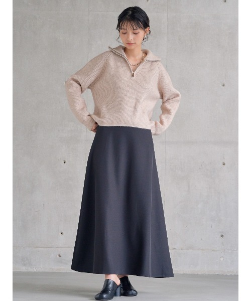 attiree(アティレー)の「Aラインフレアスカート(スカート・レディース・チャコールグレー/ブラック・SMALL/MEDIUM/LARGE/X-LARGE)」の5枚目の写真