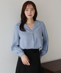 BLUEEAST（ブルーイースト）の「パールモチーフブラウス（シャツ/ブラウス）」