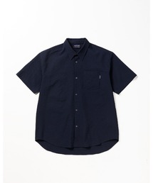 THOUSAND MILE(�T�E�U���h�}�C��)��[M's]SHORT SLEEVE SHIRT SEERSUCKER/�V���[�g�X���[�u�V���c �V�A�T�b�J�[(�V���c/�u���E�X)