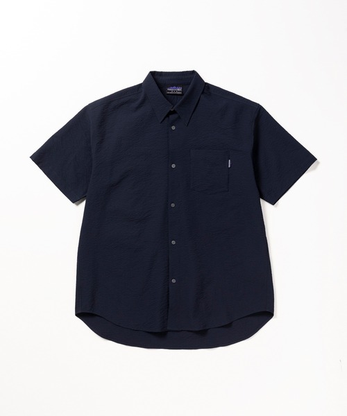 THOUSAND MILE（サウザンドマイル）の「[M's]SHORT SLEEVE SHIRT SEERSUCKER/ショートスリーブシャツ シアサッカー（シャツ/ブラウス・メンズ・ネイビー/イエロー/ブラウン/ブラック・L/M/XL/S）」の3枚目の写真