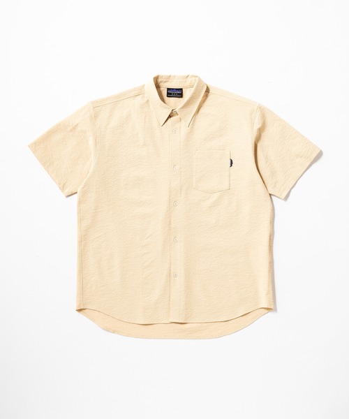 THOUSAND MILE（サウザンドマイル）の「[M's]SHORT SLEEVE SHIRT SEERSUCKER/ショートスリーブシャツ シアサッカー（シャツ/ブラウス・メンズ・ネイビー/イエロー/ブラウン/ブラック・L/M/XL/S）」の4枚目の写真