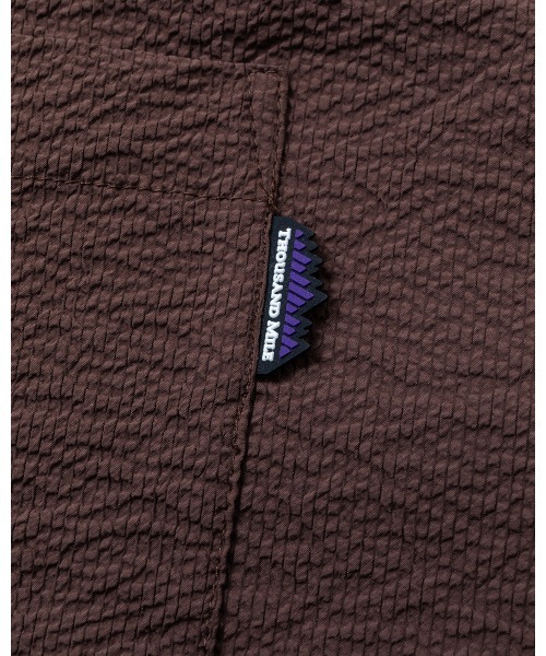 THOUSAND MILE（サウザンドマイル）の「[M's]SHORT SLEEVE SHIRT SEERSUCKER/ショートスリーブシャツ シアサッカー（シャツ/ブラウス・メンズ・ネイビー/イエロー/ブラウン/ブラック・L/M/XL/S）」の7枚目の写真
