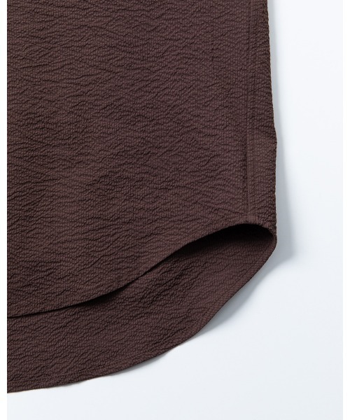 THOUSAND MILE（サウザンドマイル）の「[M's]SHORT SLEEVE SHIRT SEERSUCKER/ショートスリーブシャツ シアサッカー（シャツ/ブラウス・メンズ・ネイビー/イエロー/ブラウン/ブラック・L/M/XL/S）」の9枚目の写真