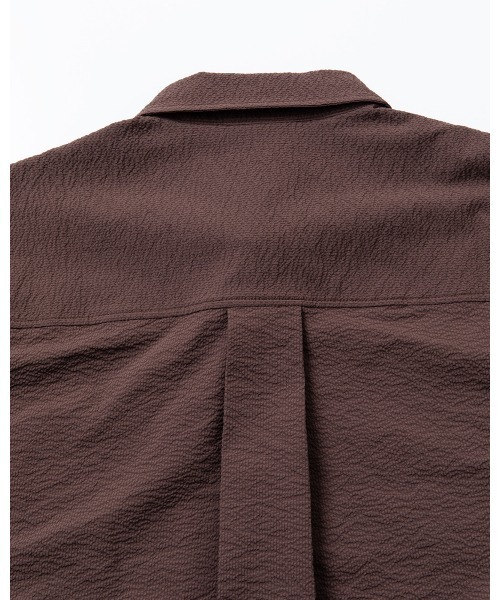 THOUSAND MILE（サウザンドマイル）の「[M's]SHORT SLEEVE SHIRT SEERSUCKER/ショートスリーブシャツ シアサッカー（シャツ/ブラウス・メンズ・ネイビー/イエロー/ブラウン/ブラック・L/M/XL/S）」の10枚目の写真