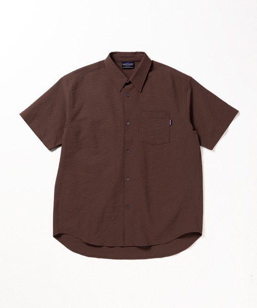 THOUSAND MILE（サウザンドマイル）の「[M's]SHORT SLEEVE SHIRT SEERSUCKER/ショートスリーブシャツ シアサッカー（シャツ/ブラウス・メンズ・ネイビー/イエロー/ブラウン/ブラック・L/M/XL/S）」の20枚目の写真