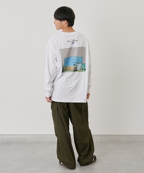 GLAZOS（グラソス）の「バックフォトプリント長袖Tシャツ（Tシャツ/カットソー・キッズ・ブルー/ブラック/ホワイト・180cm/170cm/160cm/150cm）」の13枚目の写真