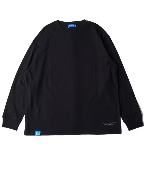 GLAZOS（グラソス）の「バックフォトプリント長袖Tシャツ（Tシャツ/カットソー・キッズ・ブルー/ブラック/ホワイト・180cm/170cm/160cm/150cm）」の4枚目の写真