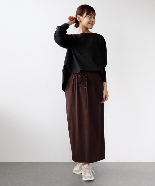Jines(ジネス)の「シャーリングカフスブラウウス(シャツ/ブラウス・レディース・ブラック/ホワイト・38)」の22枚目の写真