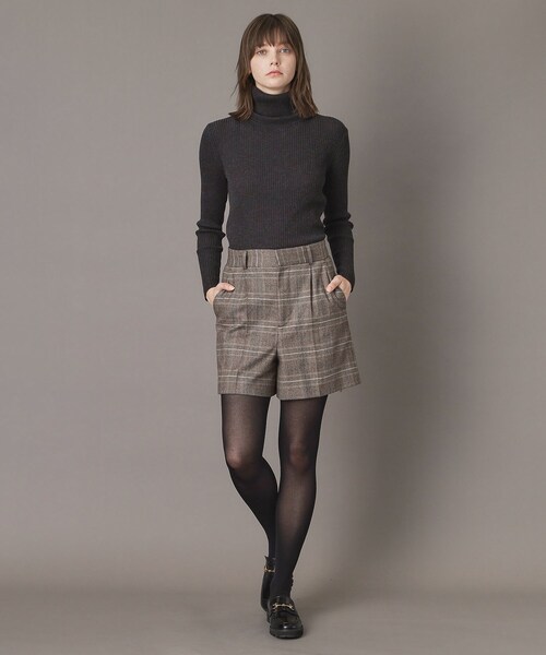 DRESSTERIOR(ドレステリア)の「グレンチェックショートパンツ(その他パンツ・レディース・ダークブラウン系1・34/38/36)」の12枚目の写真