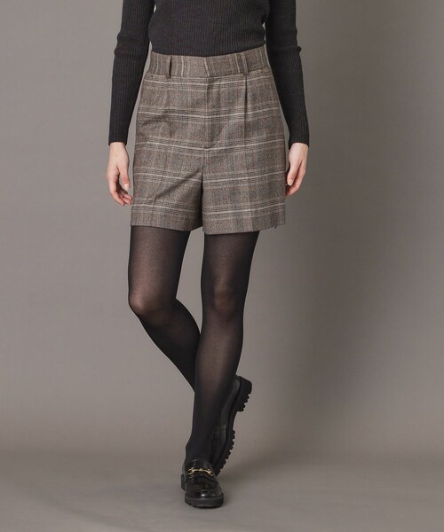 DRESSTERIOR(ドレステリア)の「グレンチェックショートパンツ(その他パンツ・レディース・ダークブラウン系1・34/38/36)」の14枚目の写真