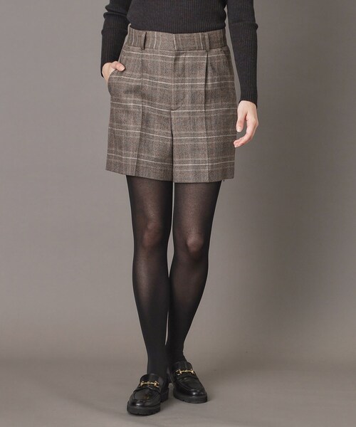 DRESSTERIOR(ドレステリア)の「グレンチェックショートパンツ(その他パンツ・レディース・ダークブラウン系1・34/38/36)」の15枚目の写真