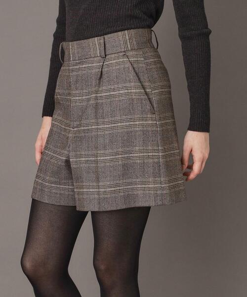 DRESSTERIOR(ドレステリア)の「グレンチェックショートパンツ(その他パンツ・レディース・ダークブラウン系1・34/38/36)」の4枚目の写真