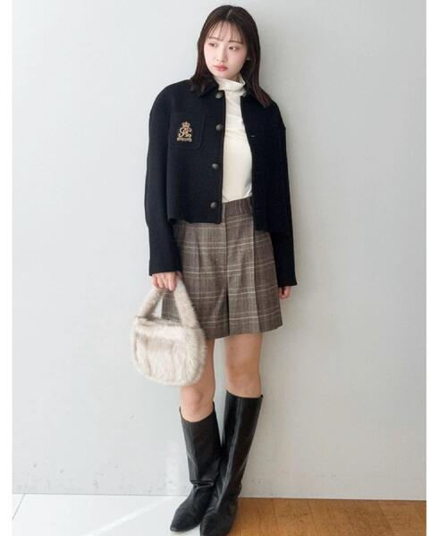 DRESSTERIOR(ドレステリア)の「グレンチェックショートパンツ(その他パンツ・レディース・ダークブラウン系1・34/38/36)」の9枚目の写真
