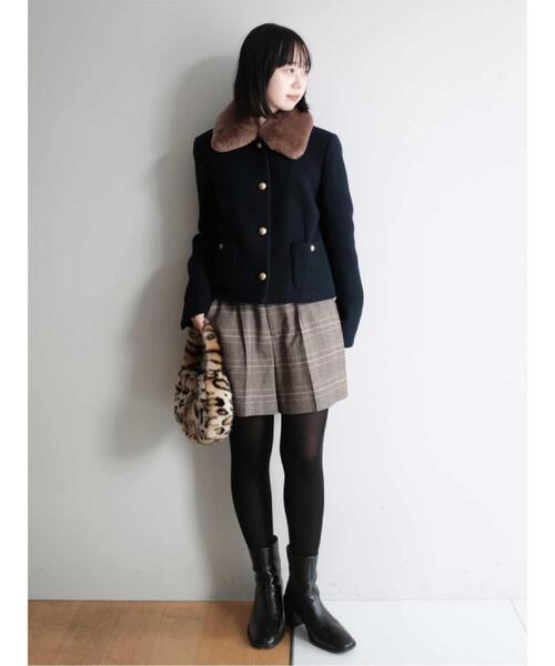DRESSTERIOR(ドレステリア)の「グレンチェックショートパンツ(その他パンツ・レディース・ダークブラウン系1・34/38/36)」の10枚目の写真