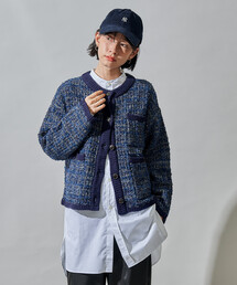 FRAY I.D ツイード　ノーカラージャケット　ニットカーディガン　春物 2025年最新】FRAY I.D レディース ノーカラージャケットの人気