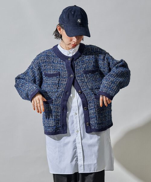 FREAK'S STORE（フリークスストア）の「ツイーディー ニットジャケット