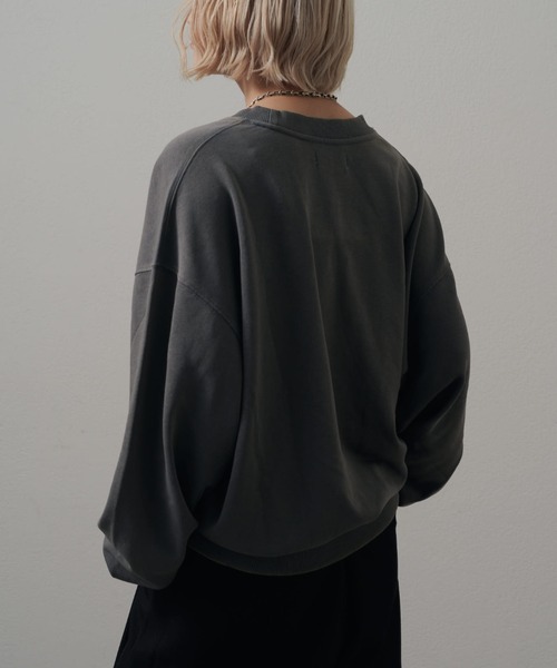 litmus /JAN SOLVIE ASSEMBLY スウェット　ブラック litmus /JAN SOLVIE ASSEMBLY スウェット ブラック ALMOSTBLACK