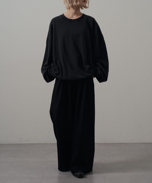 Lui's（ルイス）の「<Lui's ONE>スノーウォッシュクルーネックスウェットプルオーバー（スウェット・メンズ・チャコールグレー/ブラック・S/M）」の12枚目の写真