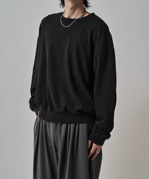 【minatan】luijewelry 完売スウェット ssstein / シュタイン】OVERSIZED REBUILD SWEAT LS - BLACK | 公式