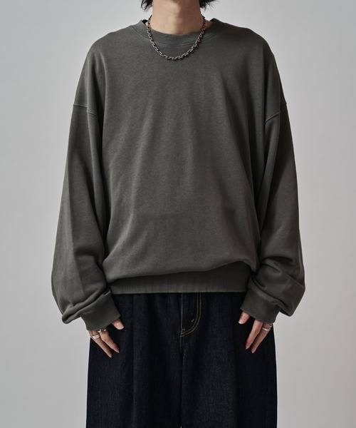 litmus /JAN SOLVIE ASSEMBLY スウェット　ブラック litmus /JAN SOLVIE ASSEMBLY スウェット ブラック