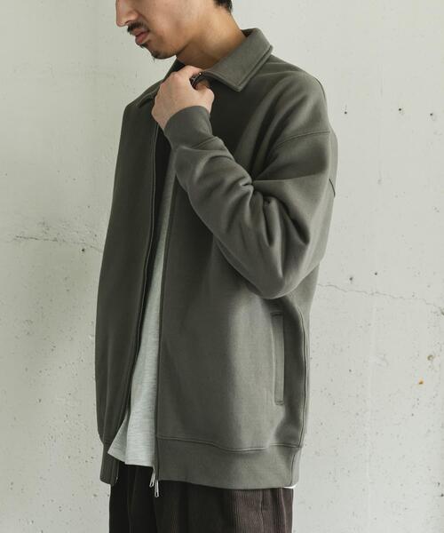 URBAN RESEARCH DOORS（アーバンリサーチドアーズ）の「裏起毛スウェットジップブルゾン（ブルゾン・メンズ・グレー/ブラック・LARGE/MEDIUM）」の14枚目の写真