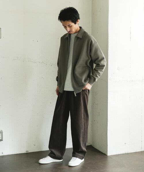 URBAN RESEARCH DOORS（アーバンリサーチドアーズ）の「裏起毛スウェットジップブルゾン（ブルゾン・メンズ・グレー/ブラック・LARGE/MEDIUM）」の15枚目の写真