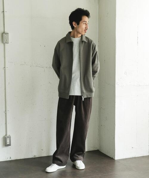 URBAN RESEARCH DOORS（アーバンリサーチドアーズ）の「裏起毛スウェットジップブルゾン（ブルゾン・メンズ・グレー/ブラック・LARGE/MEDIUM）」の16枚目の写真