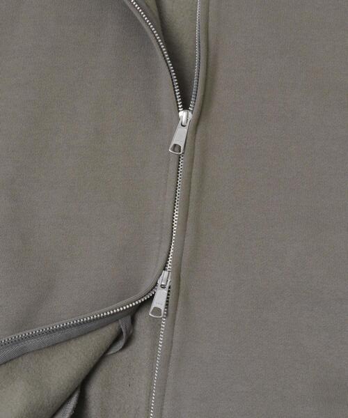 URBAN RESEARCH DOORS（アーバンリサーチドアーズ）の「裏起毛スウェットジップブルゾン（ブルゾン・メンズ・グレー/ブラック・LARGE/MEDIUM）」の21枚目の写真