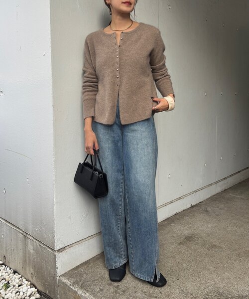 セール】ラクーンペプラムカーディガン（カーディガン/ボレロ