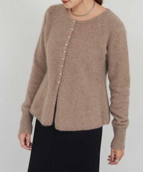 セール】ラクーンペプラムカーディガン（カーディガン/ボレロ