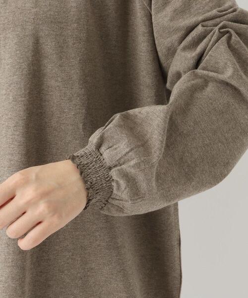 one'sterrace(ワンズテラス)の「コットンシャーリング 長袖ラグランプルオーバー(Tシャツ/カットソー・レディース・ブラック系8/アイボリー系8/ブラウン系8・02)」の8枚目の写真
