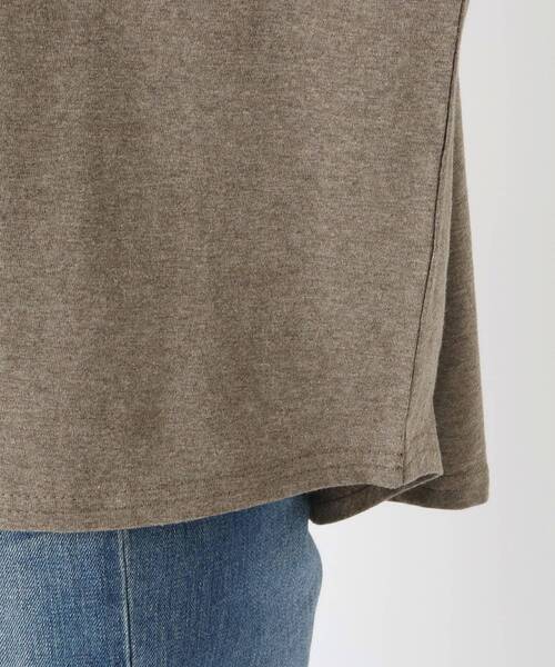 one'sterrace(ワンズテラス)の「コットンシャーリング 長袖ラグランプルオーバー(Tシャツ/カットソー・レディース・ブラック系8/アイボリー系8/ブラウン系8・02)」の9枚目の写真