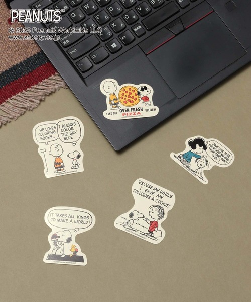 PEANUTS/ステッカーSET/593177（ステーショナリー）｜GLOBAL WORK