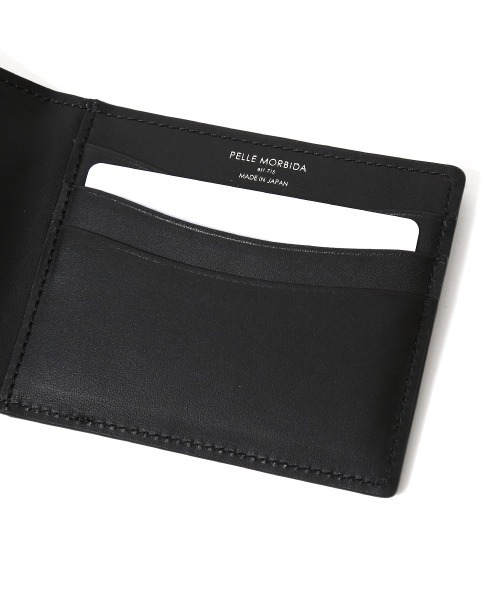 PELLE MORBIDA（ペッレモルビダ）の「Barca（バルカ） BA729-コンパクトウォレット（財布・メンズ・ブラック・FREE）」の5枚目の写真