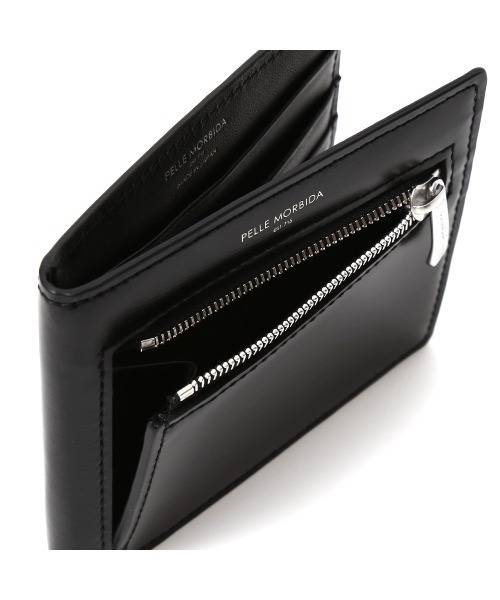 PELLE MORBIDA（ペッレモルビダ）の「Barca（バルカ） BA729-コンパクトウォレット（財布・メンズ・ブラック・FREE）」の7枚目の写真