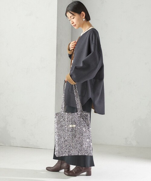 Uhr（ウーア）の「【一部SHIPS別注】Uhr: スパンコール トート バッグ（トートバッグ・レディース・ゴールド/シルバー・ONE SIZE）」の6枚目の写真