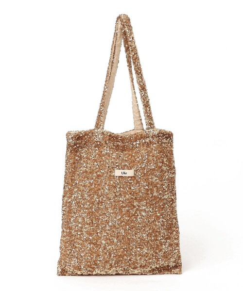 一部SHIPS別注】Uhr: スパンコール トート バッグ（トートバッグ