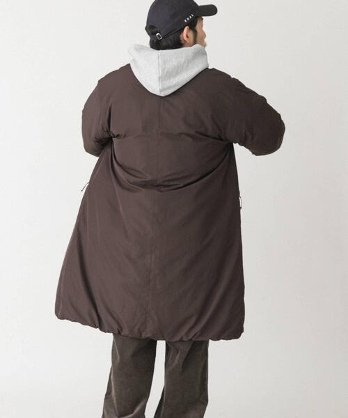 EKAL(エカル)の「『UR TECH』インサレーションコート(ダウンジャケット/コート・メンズ・チャコールグレー/ダークブラウン・MEDIUM/LARGE)」の3枚目の写真