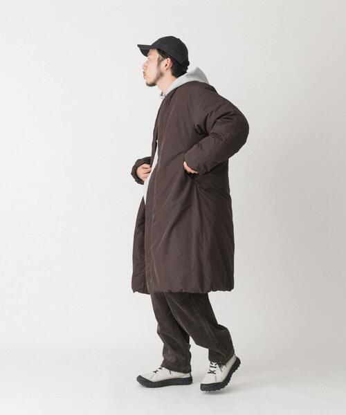 EKAL(エカル)の「『UR TECH』インサレーションコート(ダウンジャケット/コート・メンズ・チャコールグレー/ダークブラウン・MEDIUM/LARGE)」の6枚目の写真