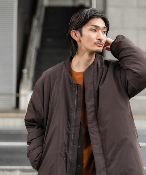 EKAL(エカル)の「『UR TECH』インサレーションコート(ダウンジャケット/コート・メンズ・チャコールグレー/ダークブラウン・MEDIUM/LARGE)」の8枚目の写真