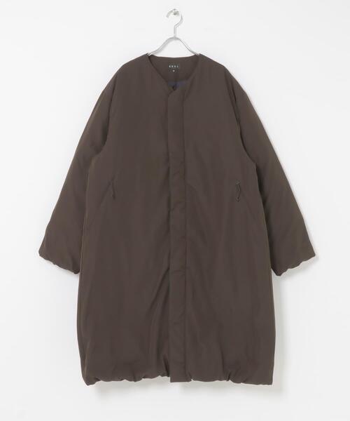 EKAL(エカル)の「『UR TECH』インサレーションコート(ダウンジャケット/コート・メンズ・チャコールグレー/ダークブラウン・MEDIUM/LARGE)」の11枚目の写真