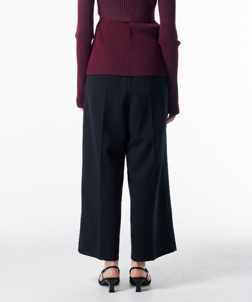 JOSE MOON（ジョゼムーン）の「COMFORT WIDE PANTS/コンフォートワイドパンツ（その他パンツ・レディース・グレー/ブラック・38/36）」の16枚目の写真