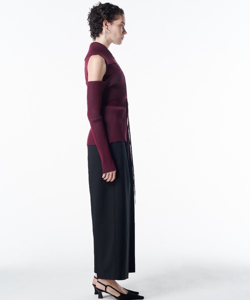 JOSE MOON（ジョゼムーン）の「COMFORT WIDE PANTS/コンフォートワイドパンツ（その他パンツ・レディース・グレー/ブラック・38/36）」の19枚目の写真