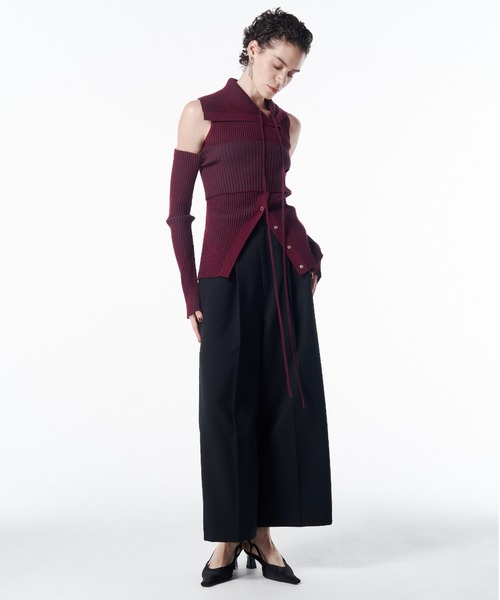 JOSE MOON（ジョゼムーン）の「COMFORT WIDE PANTS/コンフォートワイドパンツ（その他パンツ・レディース・グレー/ブラック・38/36）」の20枚目の写真